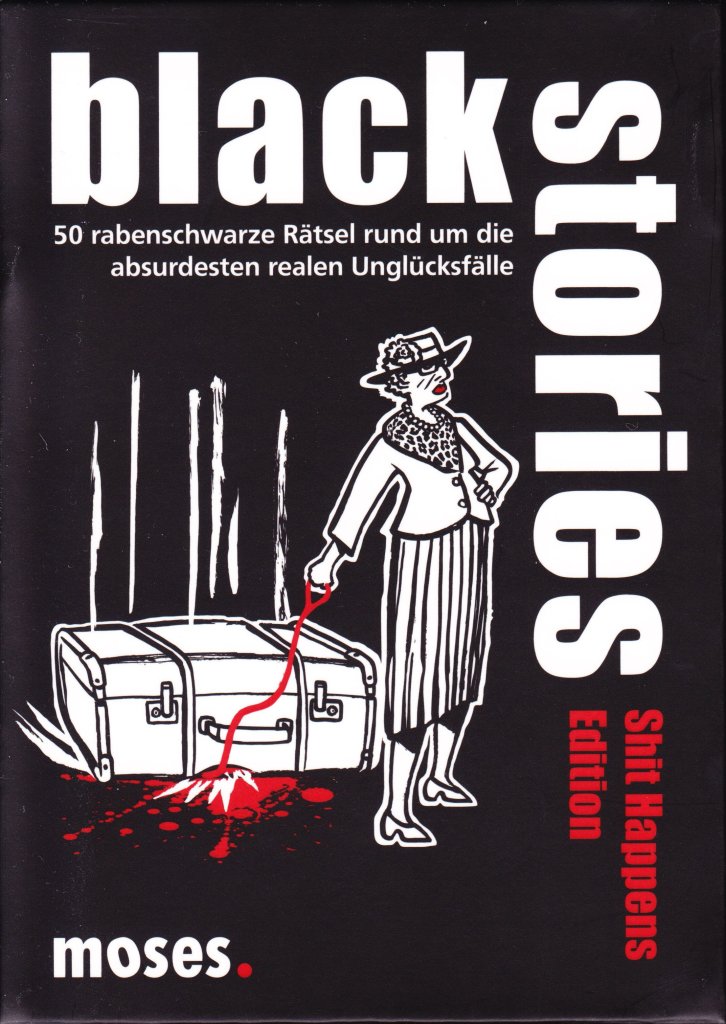 Black Stories: Shit Happens Edition board game cover