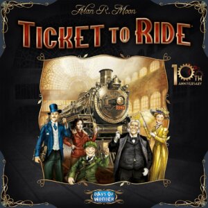 Ticket to Ride: 10th Anniversary board game cover
