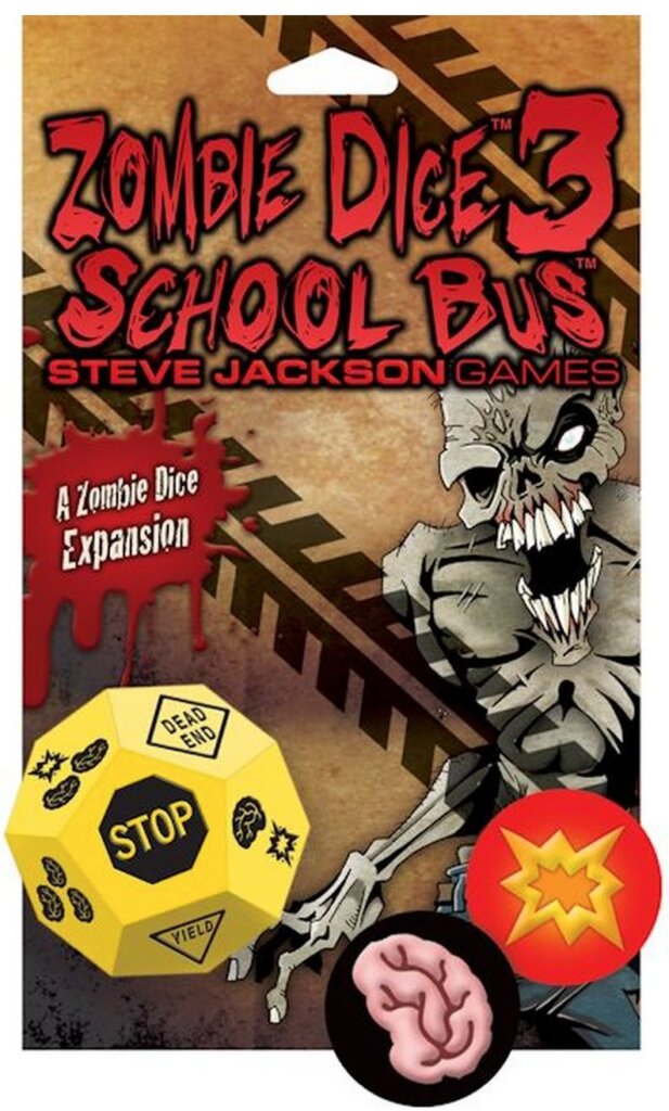 Zombie Dice 3: School Bus board game cover