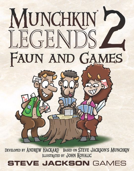 Munchkin Legends 2: Faun and Games board game cover