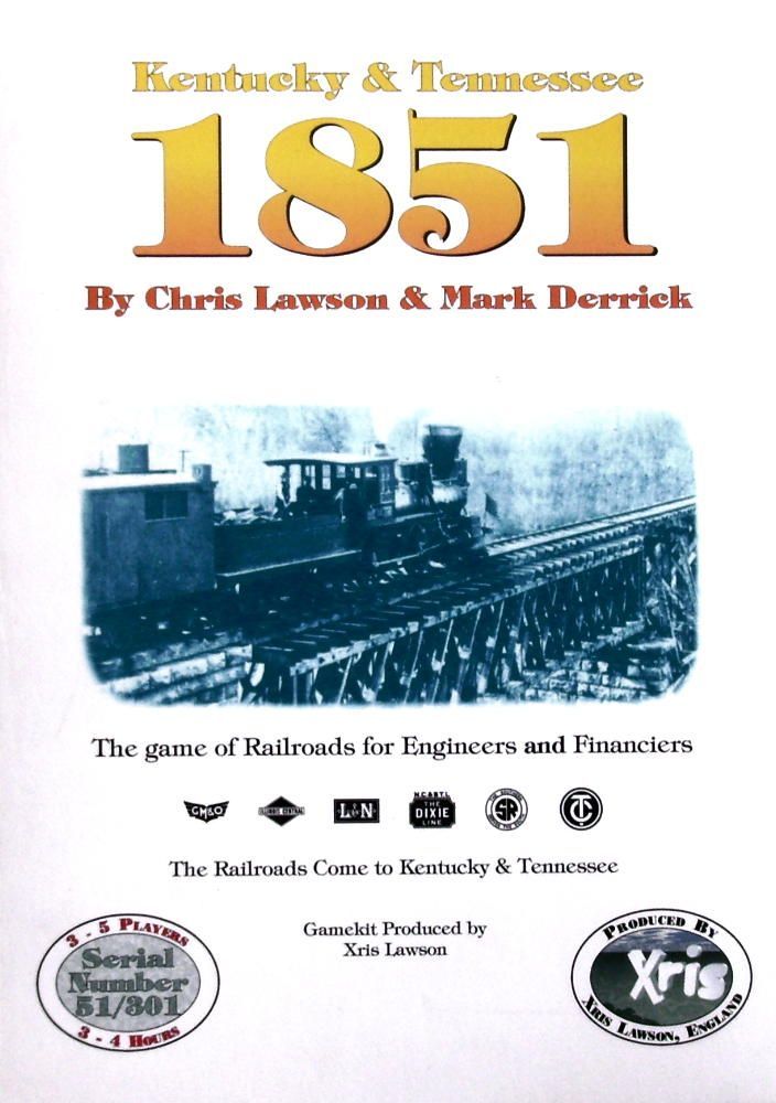 1851: Kentucky & Tennessee board game cover