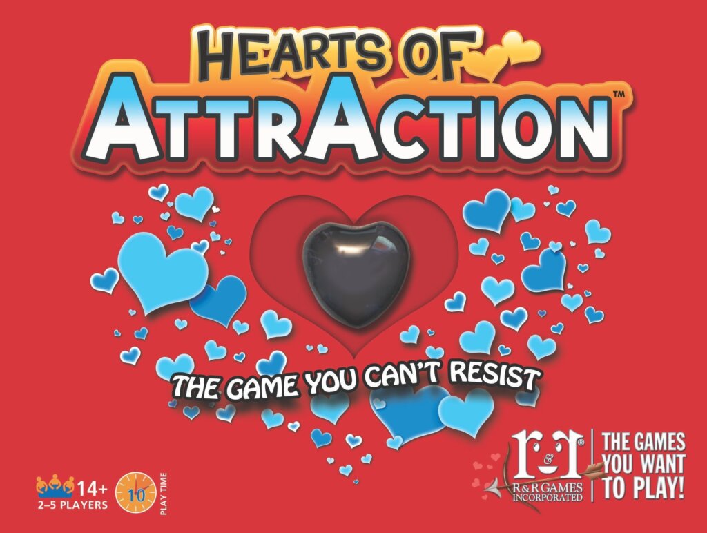 Hearts of AttrAction board game cover