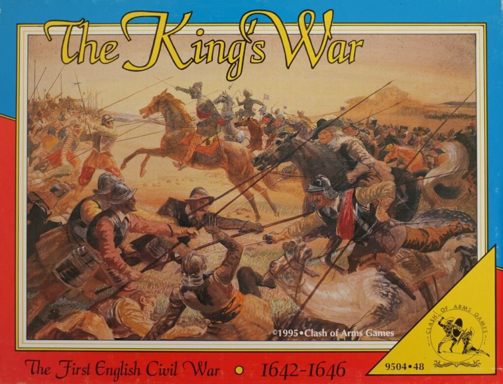 The King’s War: The First English Civil War 1642-1646 board game cover