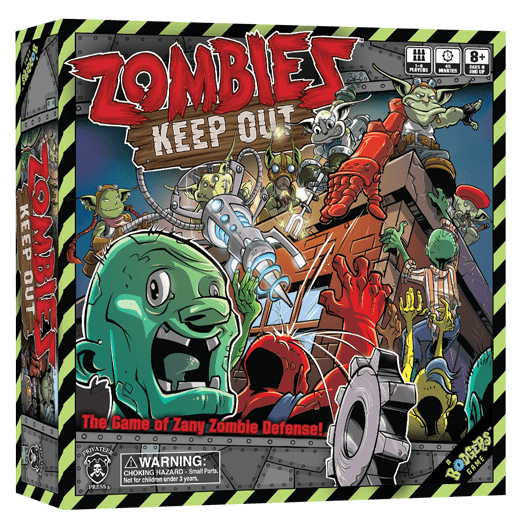 Zombies Keep Out board game cover
