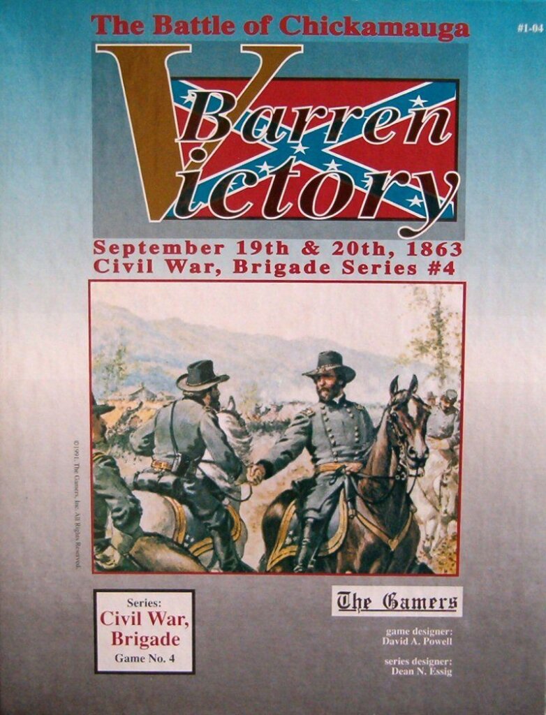 Barren Victory board game cover
