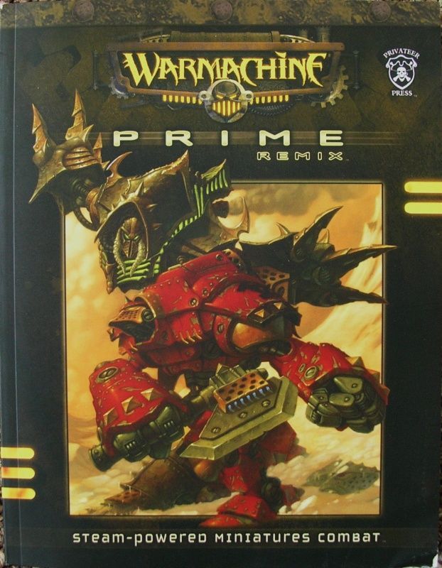 Warmachine Prime Remix board game cover