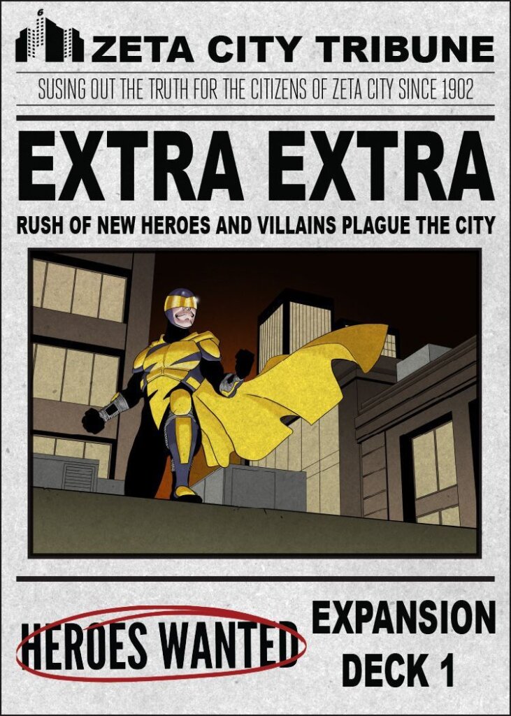 Heroes Wanted: Extra, Extra board game cover