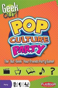 Geek Out! Pop Culture Party board game cover