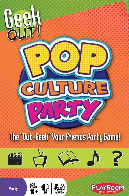 Geek Out! Pop Culture Party board game cover