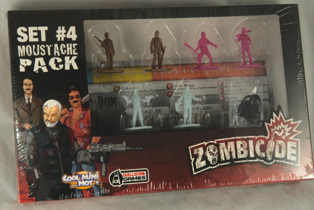 Zombicide Set #4: Moustache Pack board game cover