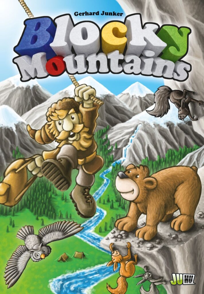 Blocky Mountains board game cover