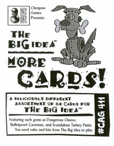 The Big Idea: More Cards! board game cover