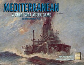 Great War at Sea: The Mediterranean board game cover