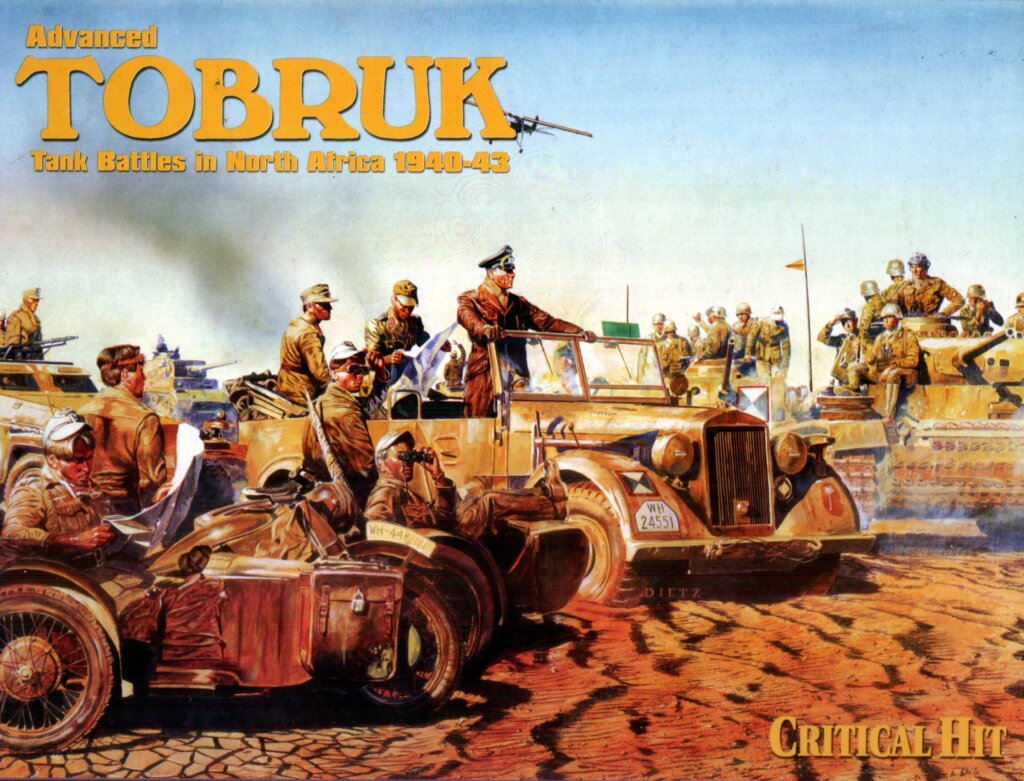 Advanced Tobruk: Tank Battles in North Africa 1940-43 board game cover
