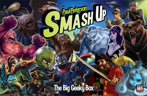 Smash Up: The Big Geeky Box board game cover