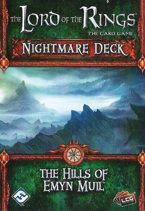 The Lord of the Rings: The Card Game – Nightmare Deck: The Hills of Emyn Muil board game cover