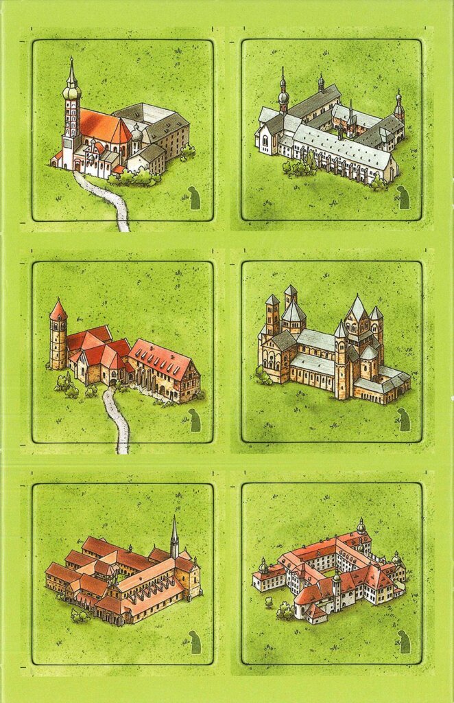 Carcassonne: Klöster in Deutschland board game cover