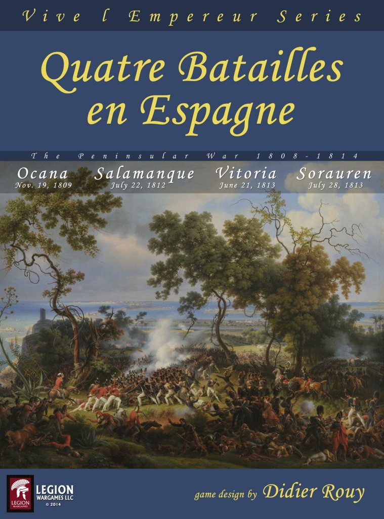 Quatre Batailles en Espagne board game cover
