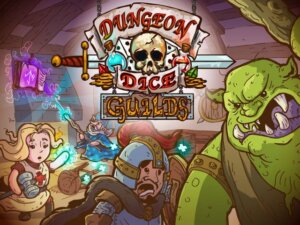 Dungeon Dice: Guilds board game cover
