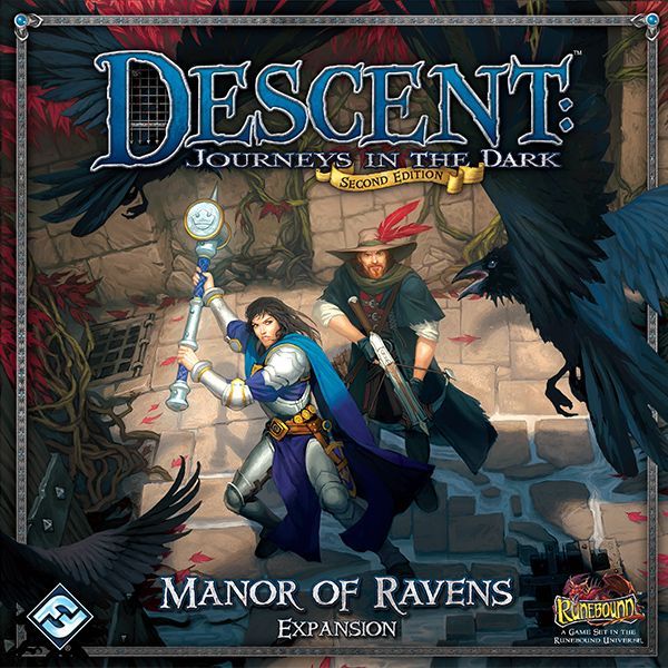 Descent: Journeys in the Dark (Second Edition) – Manor of Ravens board game cover