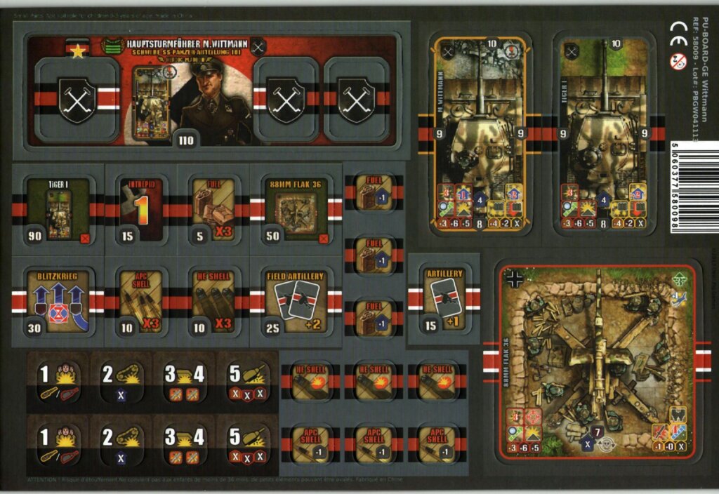 Heroes of Normandie: GE Wittmann board game cover