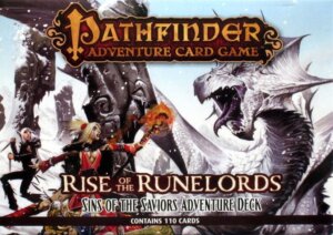 Pathfinder Adventure Card Game: Rise of the Runelords – Adventure Deck 5: Sins of the Saviors board game cover