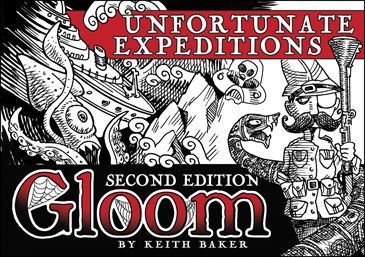 Gloom: Unfortunate Expeditions board game cover