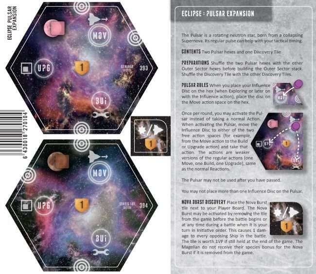 Eclipse: Pulsar board game cover