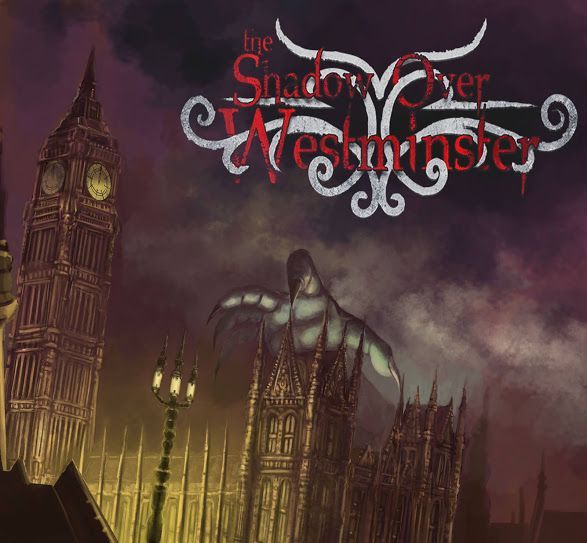 The Shadow Over Westminster board game cover