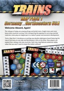 Trains: Map Pack 1 – Germany/Northeastern USA board game cover