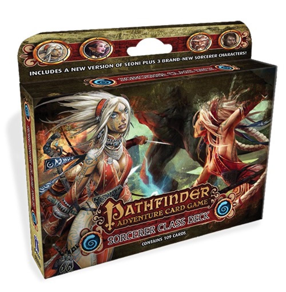 Pathfinder Adventure Card Game: Class Deck – Sorcerer board game cover