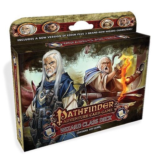 Pathfinder Adventure Card Game: Class Deck – Wizard board game cover
