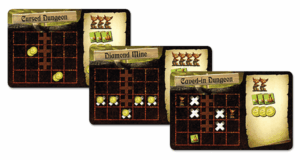 Dungeon Lords: Dungeon-Setup Tiles board game cover
