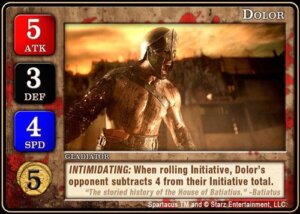 Spartacus: Dolor Promo Card board game cover