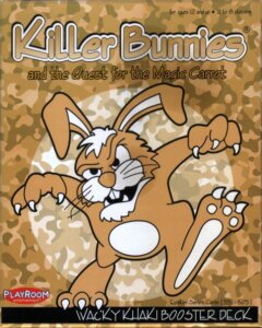 Killer Bunnies and the Quest for the Magic Carrot: Wacky KHAKI Booster board game cover