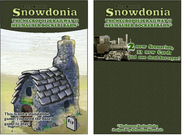 Snowdonia: The Necropolis Line & Neuhauser Bockerlbahn board game cover