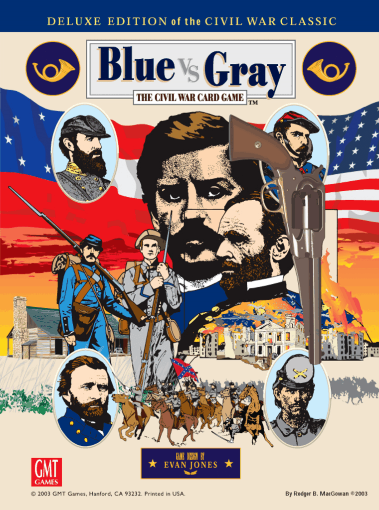 Blue vs. Gray board game cover