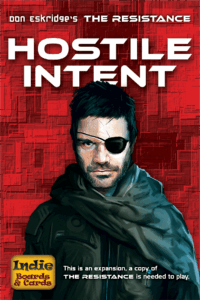 The Resistance: Hostile Intent board game cover