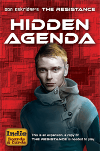 The Resistance: Hidden Agenda board game cover