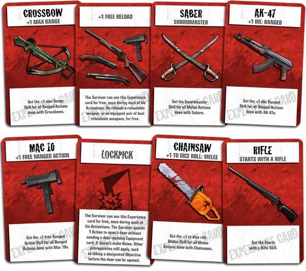 Zombicide: Experience Deck board game cover