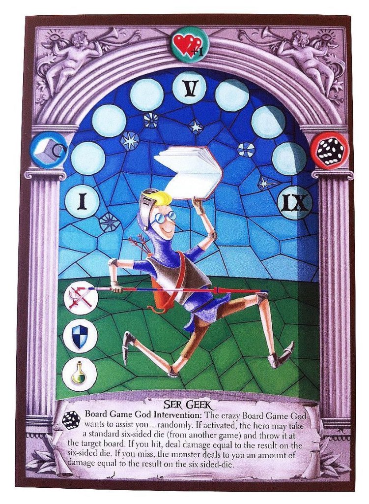Dungeon Fighter: Ser Geek Bonus Card board game cover