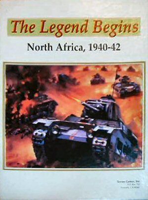 The Legend Begins: North Africa, 1940-42 board game cover