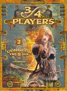 Dungeon Twister: 3/4 Players Expansion board game cover