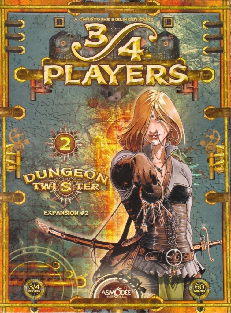 Dungeon Twister: 3/4 Players Expansion board game cover