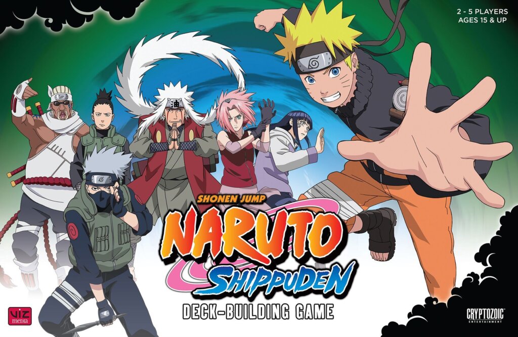 Naruto Shippuden Deck-Building Game board game cover