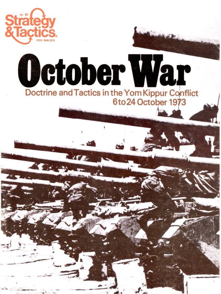 October War: Doctrine and Tactics in the Yom Kippur Conflict, 1973 board game cover