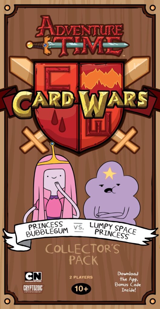 Adventure Time Card Wars: Princess Bubblegum vs. Lumpy Space Princess board game cover
