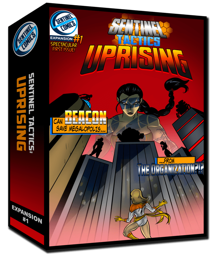 Sentinel Tactics: Uprising board game cover