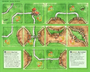 Carcassonne: The Festival board game cover