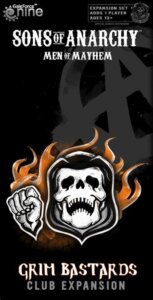 Sons of Anarchy: Men of Mayhem – Grim Bastards Club Expansion board game cover
